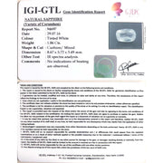 2.07 Ratti White sapphire with Govt Lab Certificate-(23310)